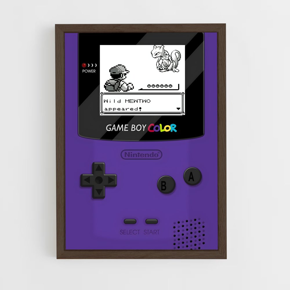 Poster Purple Nostalgia – affiche Consoles (vue 5)
